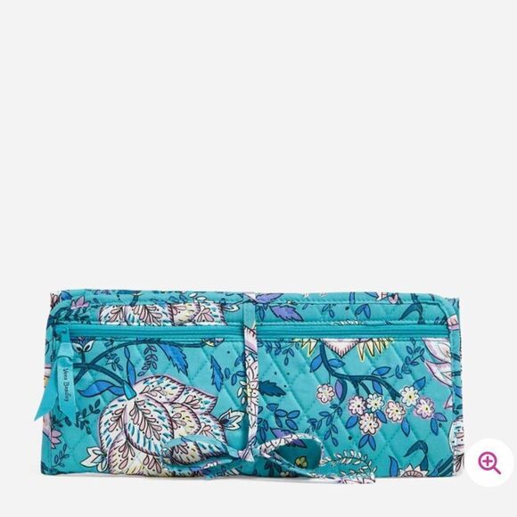Vera Bradley Factory Style Curling and Flat Iron Cover Peacock Garden NWT - Picture 1 of 4